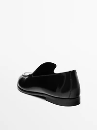 Mocassins habillés en cuir