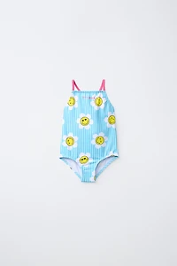 2-6 ANS/ MAILLOT DE BAIN À RAYURES SMILEYWORLD ®