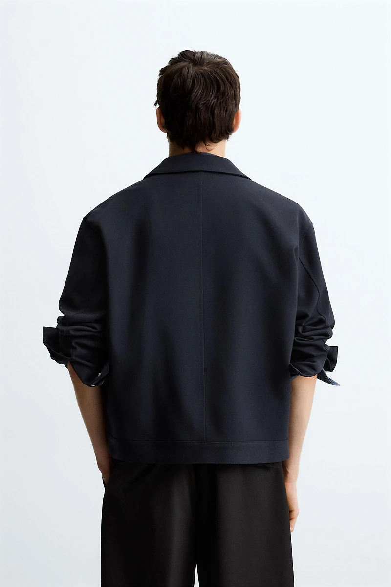 ZIP-UP OVERSHIRT