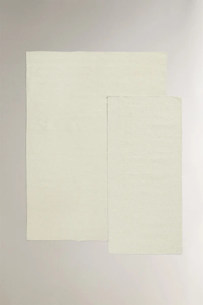 HERRINGBONE WOOL AREA RUG
