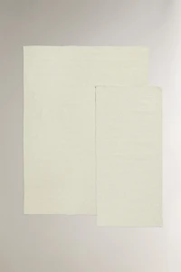 HERRINGBONE WOOL AREA RUG