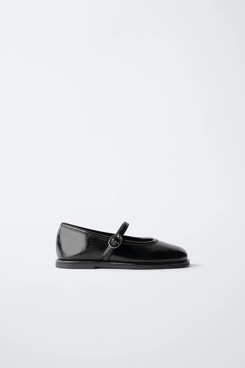 PATENT BALLET FLATS