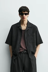 RELAXED FIT JACQUARD SHIRT