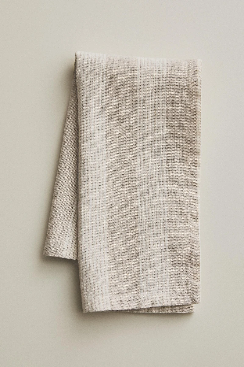 PACK FADED LINEN STRIPED NAPKINS (PACK OF 2)