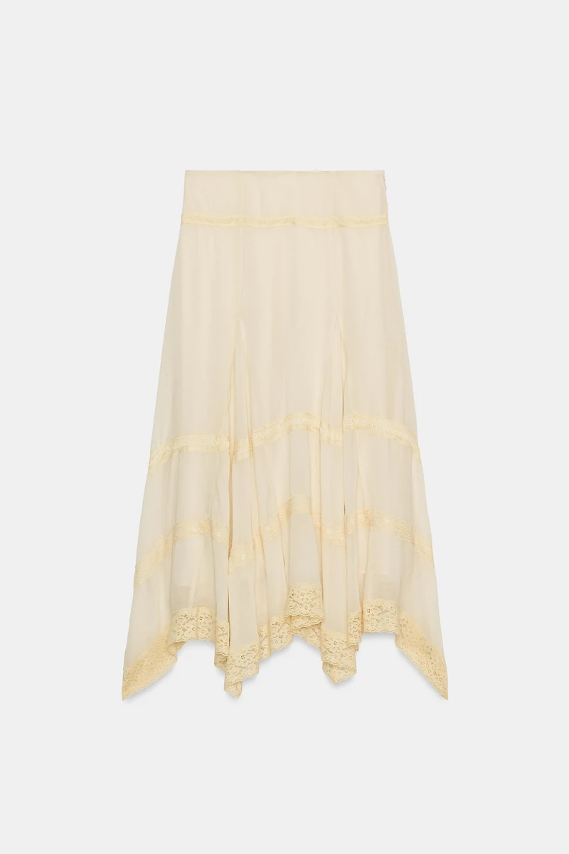 ZW COLLECTION COMBINATION LACE SKIRT