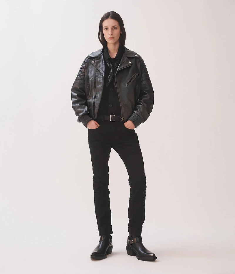 CRAIG MCDEAN BIKER LEATHER JACKET