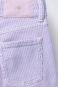 PANTALON DROIT À RAYURES