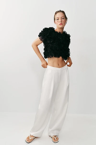 TEXTURED KNIT TOP