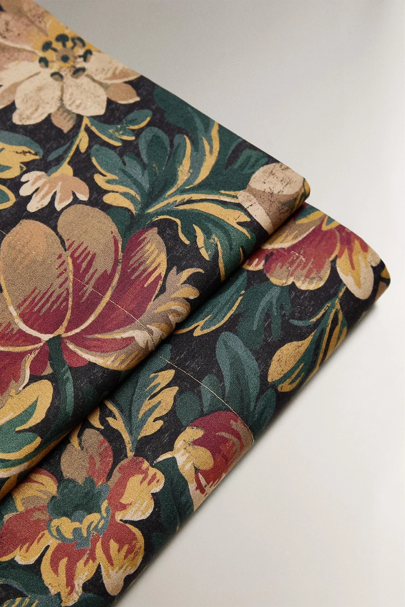 DRAP DE DESSUS IMPRIMÉ FLEURS