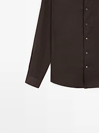 Extra fine regular fit linen shirt