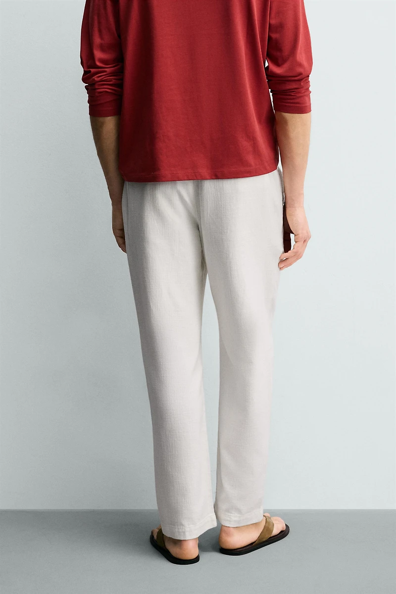 PANTALON RELAXED FIT STRUCTURÉ