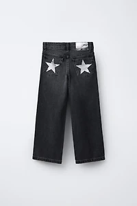 STAR WIDE LEG JEANS