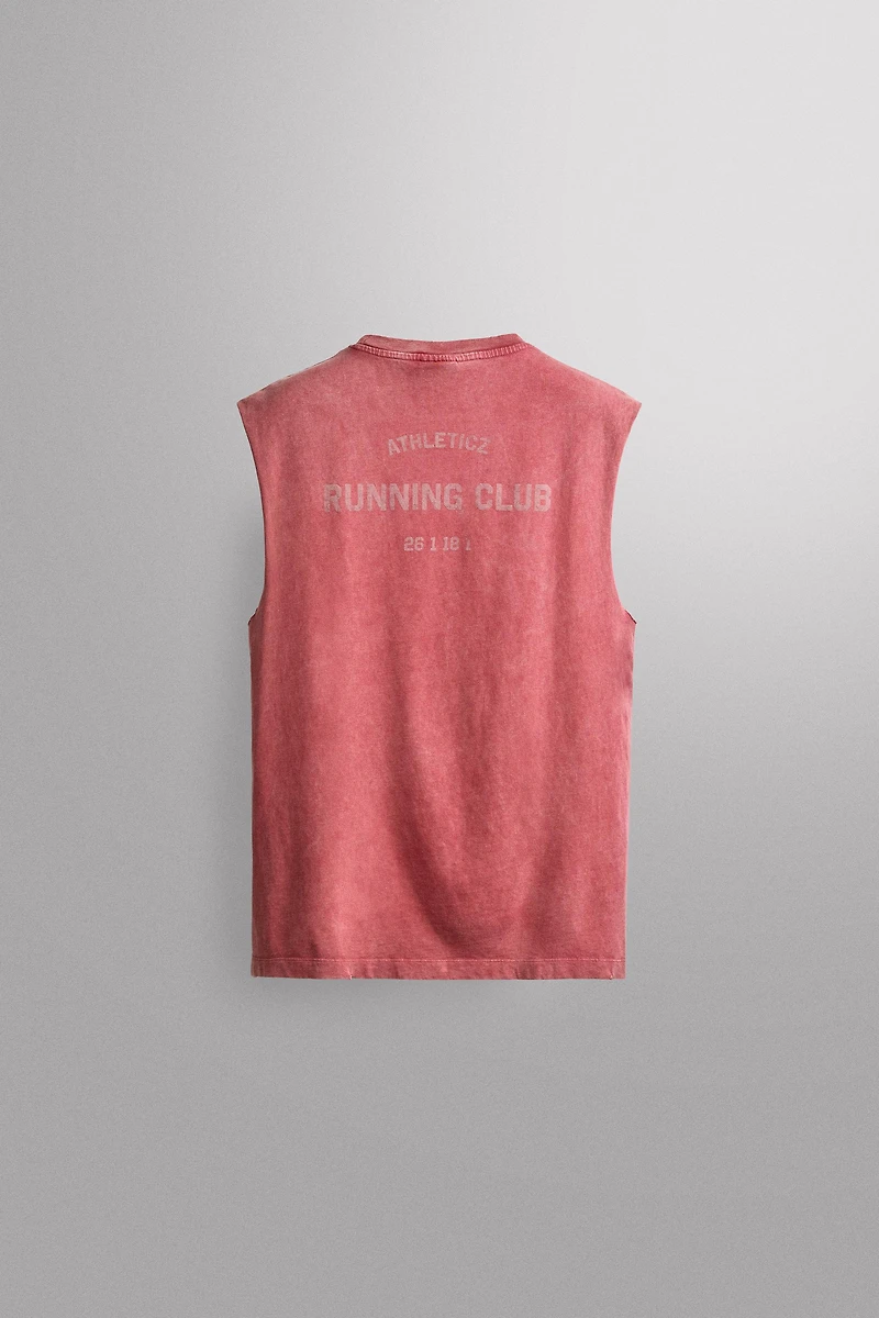 COTTON RUNNING TANK TOP
