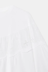 EMBROIDERED CAPE TOP