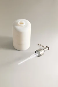 WHITE MARBLE SOAP DISPENSER