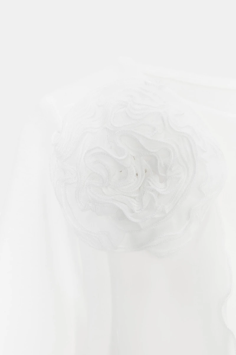 T-SHIRT FLEUR VOLUME