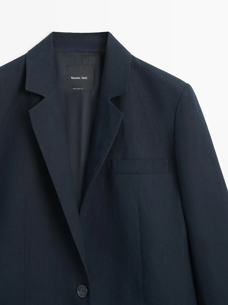 Veste de costume 100 % lin