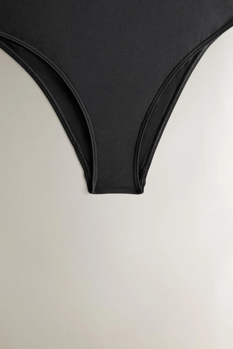 OFF-THE-SHOULDER SWIMSUIT