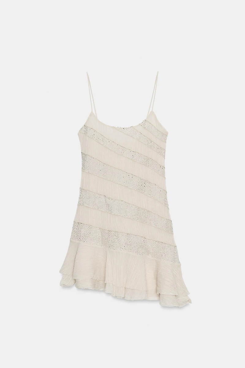 BEADED SLIP DRESS