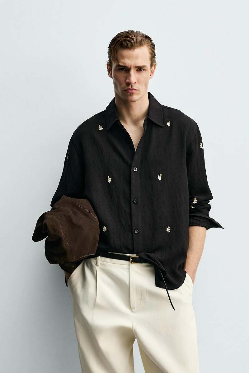 CHEMISE FLUIDE BRODÉE