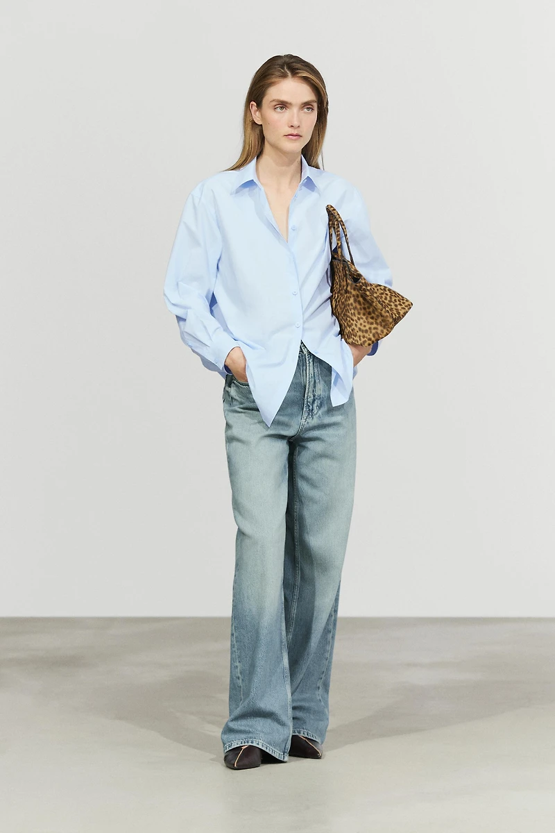 100% cotton poplin shirt