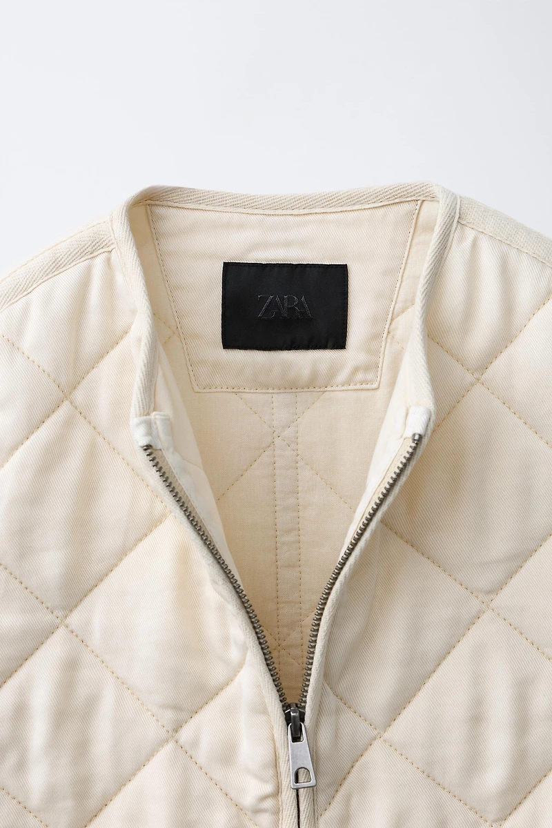 VESTE MATELASSÉE ZIPPÉE