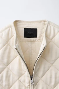 VESTE MATELASSÉE ZIPPÉE