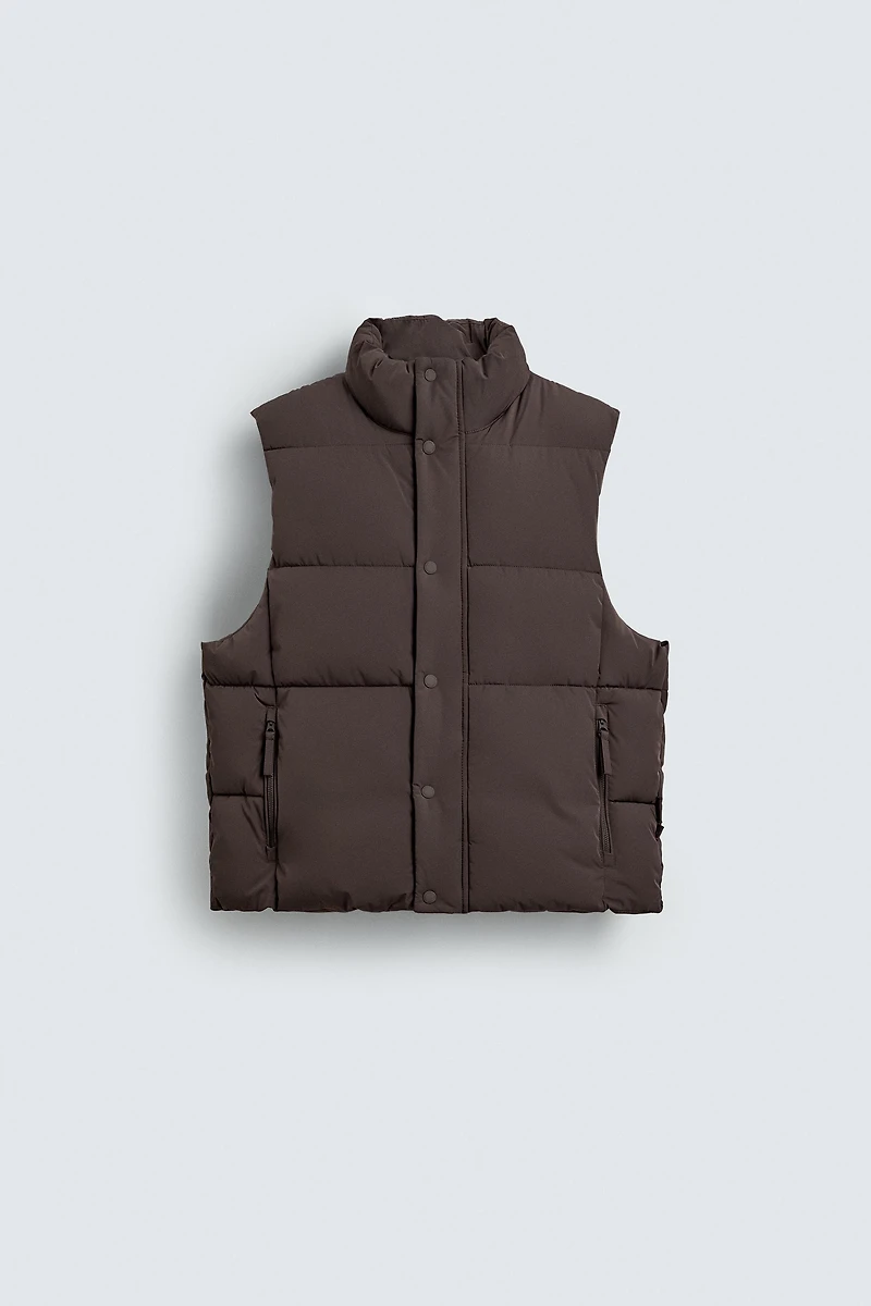 CROPPED FIT PADDED VEST