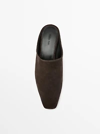 Wedge heel mules