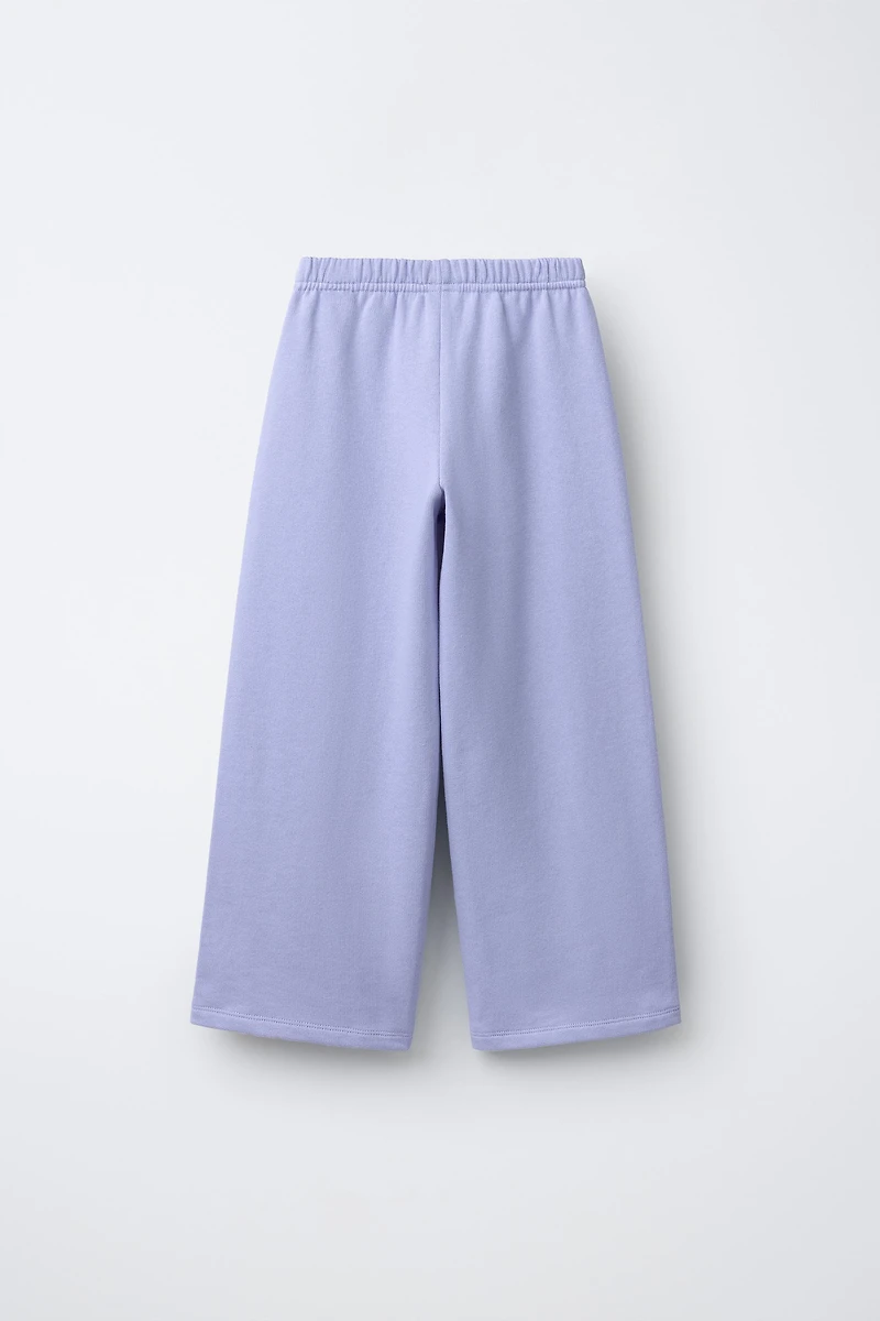 PANTALON LARGE INSCRIPTION