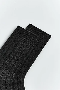 CHAUSSETTES CÔTELÉES AVEC LAINE ORIGINS