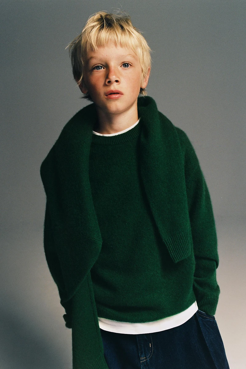 100% CASHMERE KNIT JUMPER