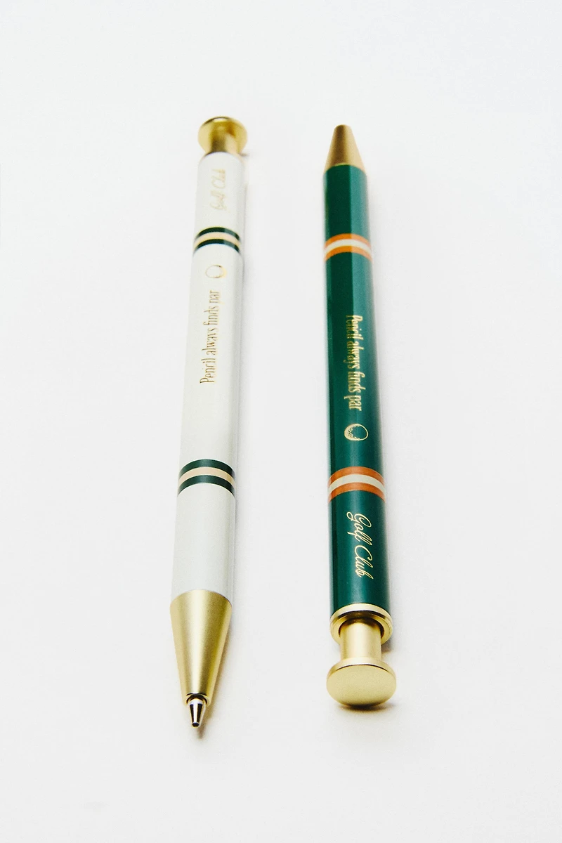 GOLF PEN AND MECHANICAL PENCIL SET (SET OF 2)