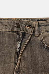 ZW COLLECTION MID-RISE BARREL LEG JEANS