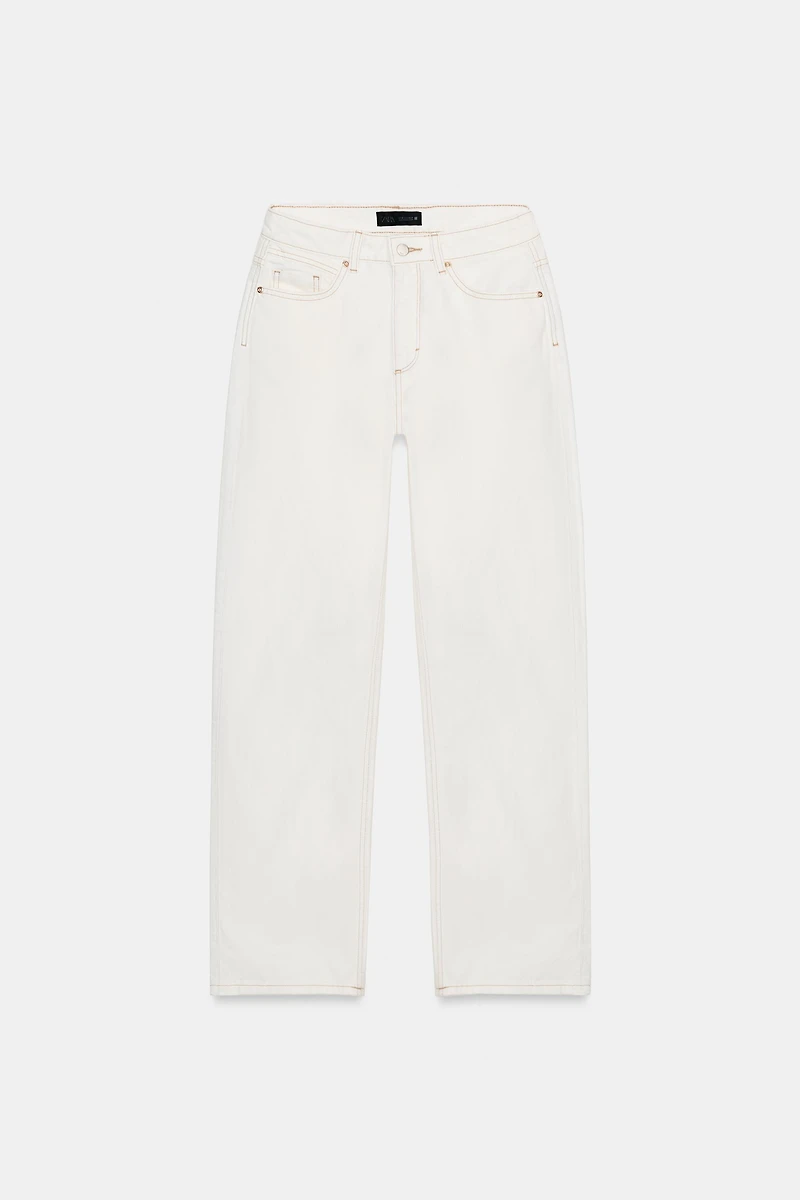 JEAN Z1975 DROIT TAILLE HAUTE LONG