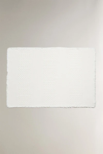 RAW-EDGE BATH MAT