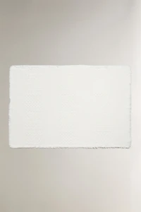 RAW-EDGE BATH MAT
