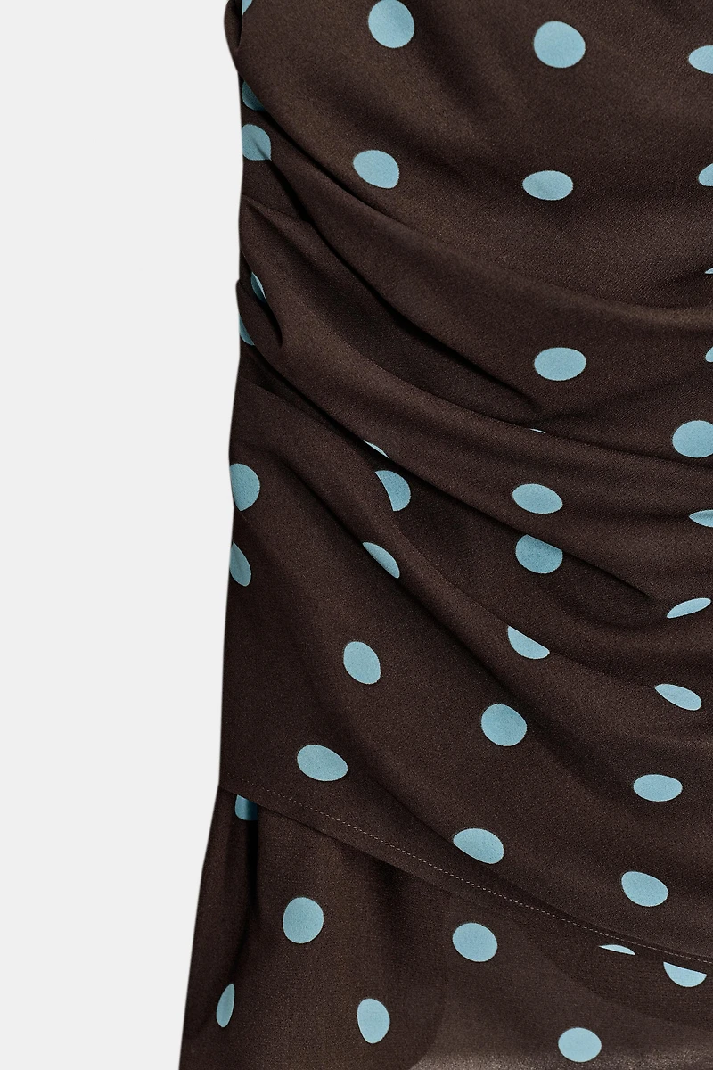 ROBE MINI À POIS