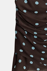 ROBE MINI À POIS