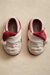 CHILDREN'S SANTA CLAUS CHRISTMAS SLIPPERS