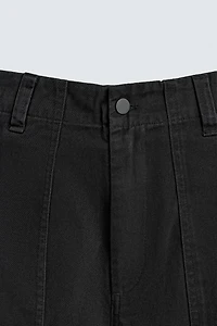 STRAIGHT FIT TWILL PANTS