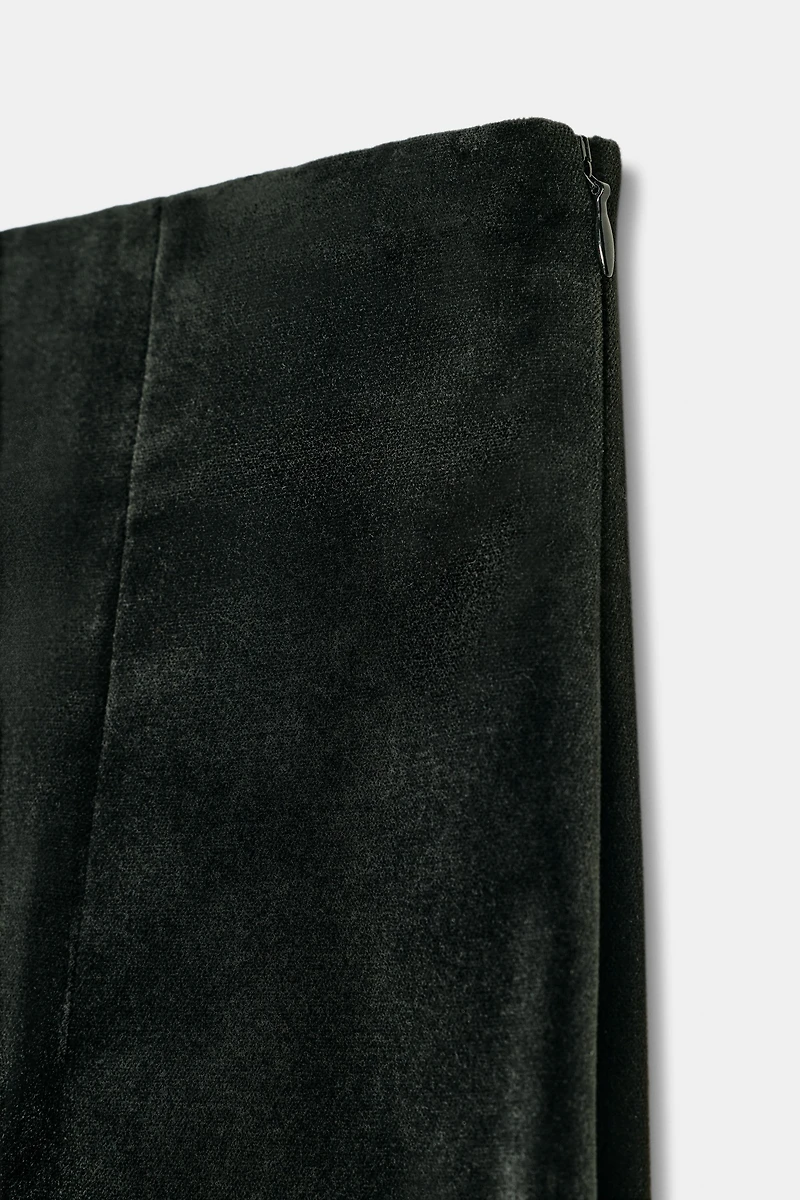 FLARE VELVET PANTS ZW COLLECTION