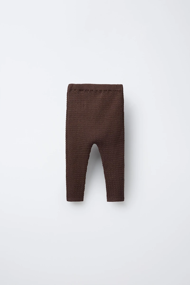 CABLE KNIT LEGGINGS