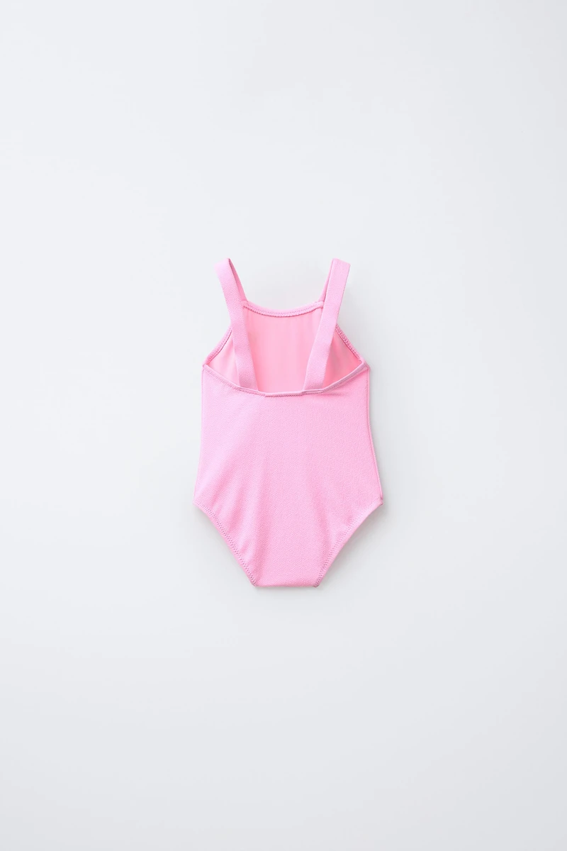 2-6 YEARS / EMBROIDERED STRAWBERRY ONE-PIECE SWIMSUIT