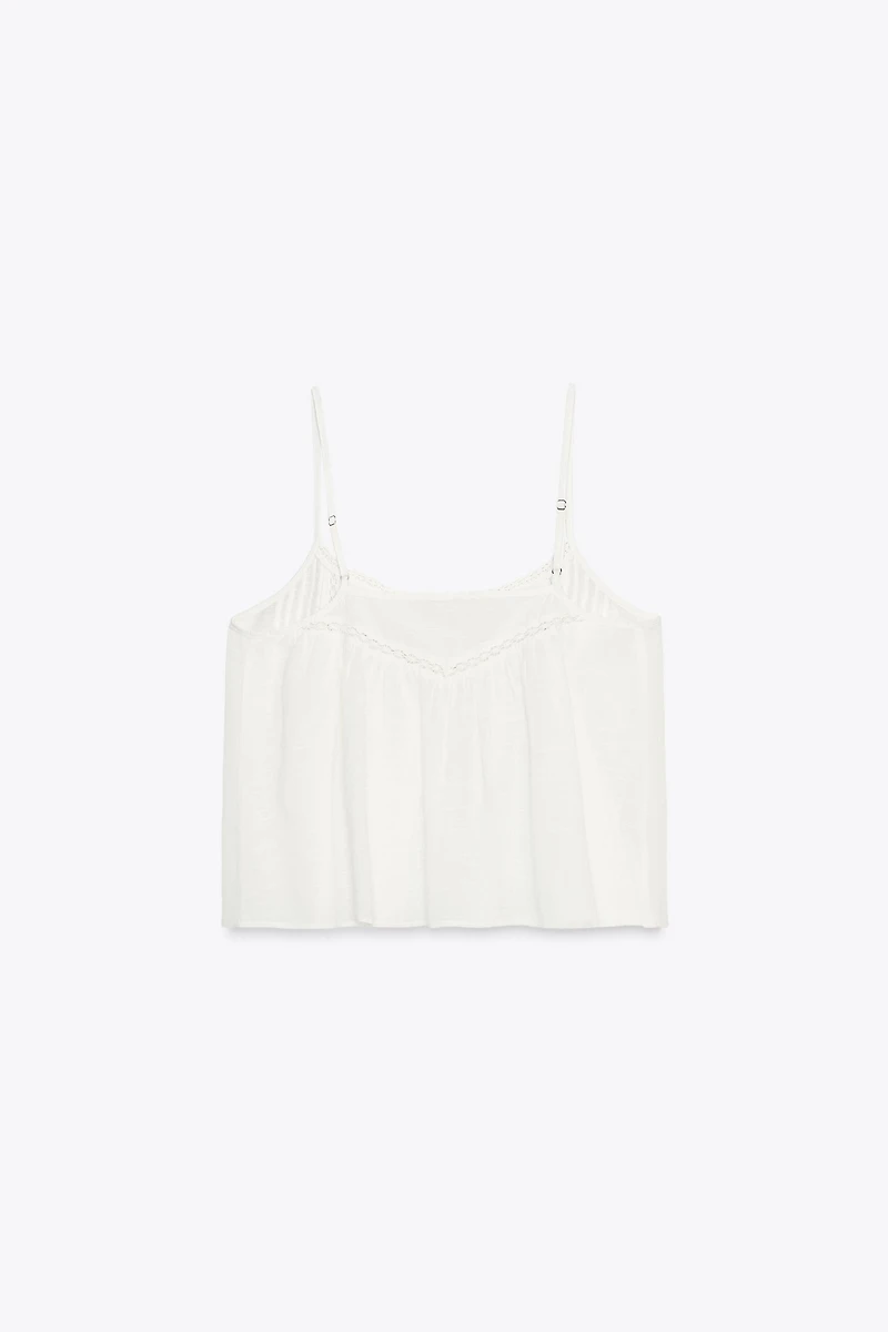 EMBROIDERED COTTON TOP