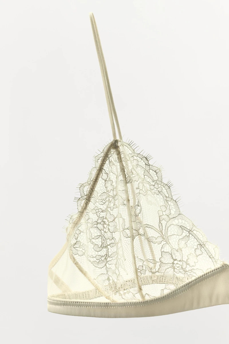 SOUTIEN-GORGE TRIANGLE EN DENTELLE
