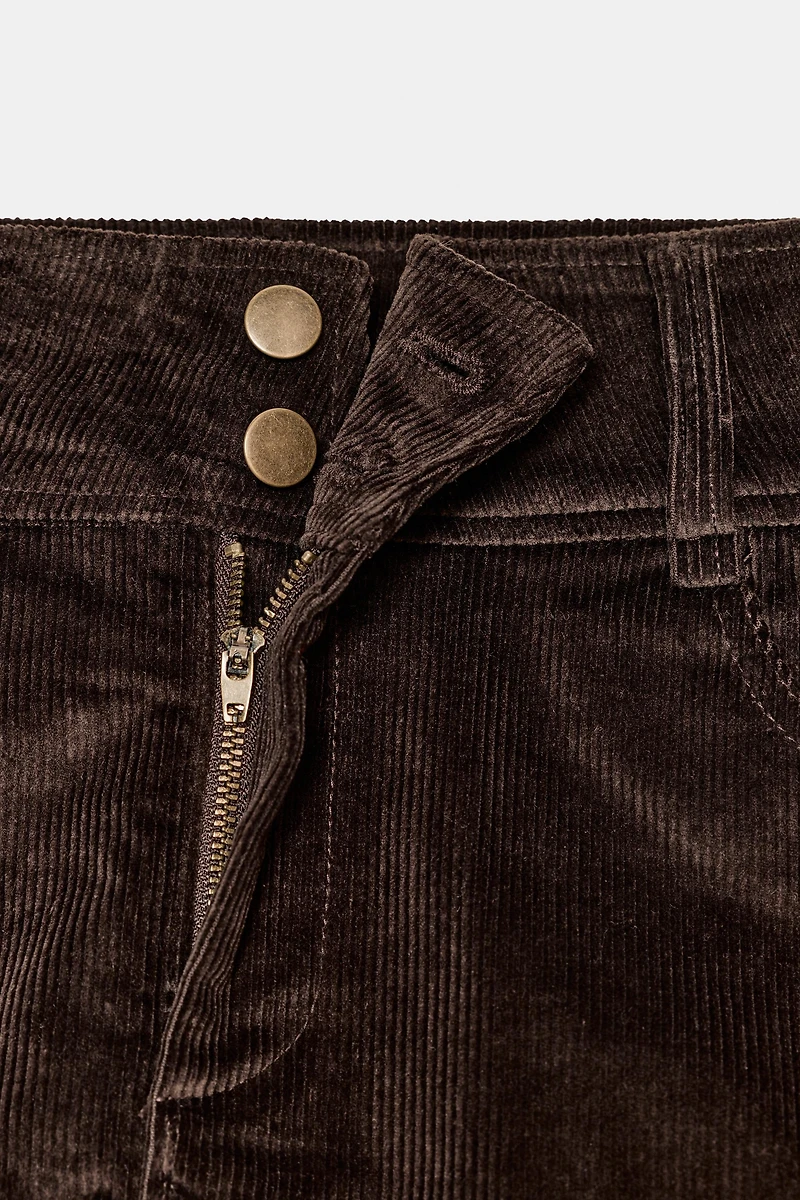 CORDUROY MINI SKIRT