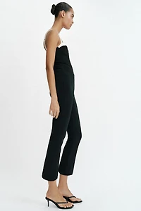 LEGGINGS FLARE NERVURÉS