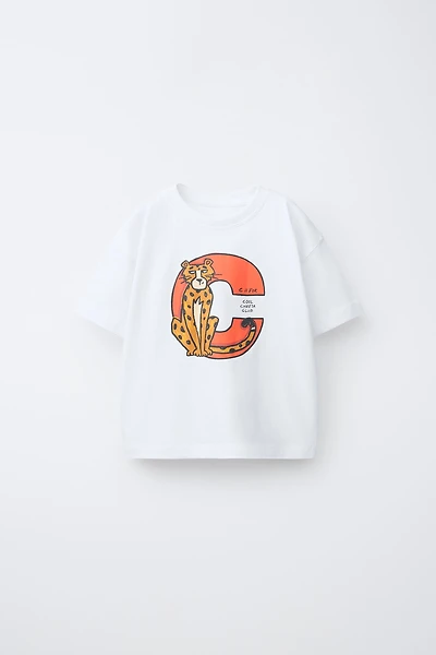 T-SHIRT À IMPRIMÉ ANIMAL
