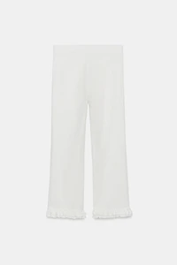 MINI FLARE RUFFLED PANTS